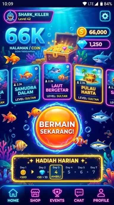 Tampilan antarmuka 66k yang modern dan intuitif.